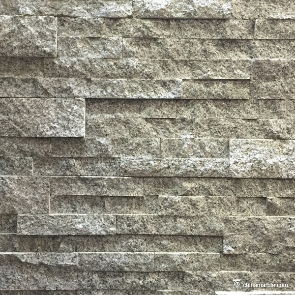 White Grey Granite Culture Stone, Ledge Panel