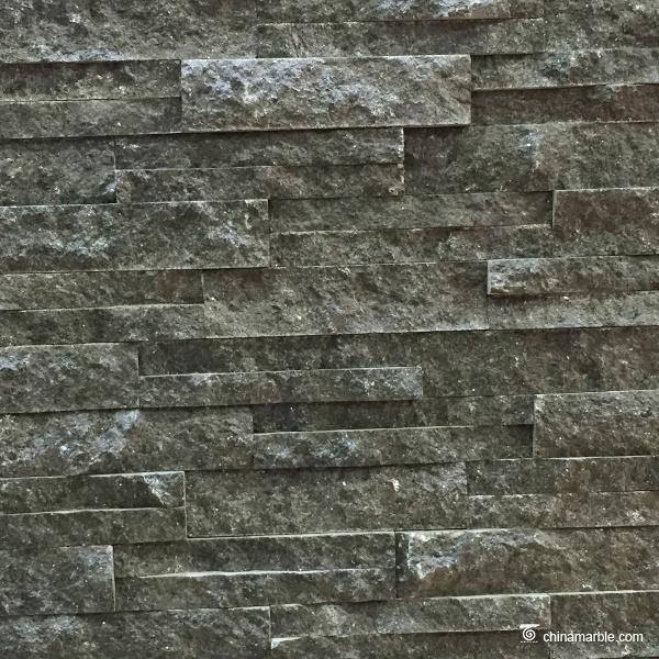 Dark Grey Granite Culture Stone, Ledge Panel