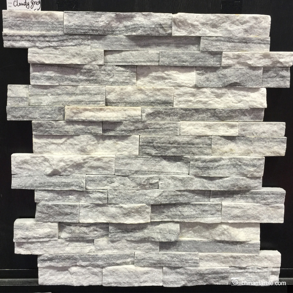 Cloudy Grey Culture Marble Stone/Interior Wall Cladding System/Stone Decoration Wall