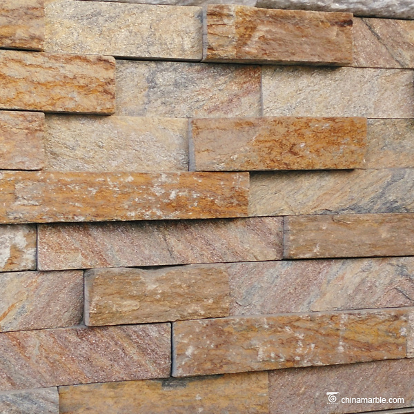 Brown 3 Strips Cultured Stone