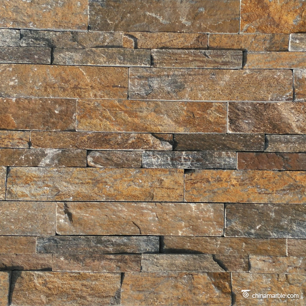 S1120 Rust Flat Cultured Stone, Stacked Stone