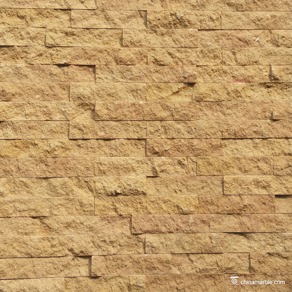 Gold Sandstone Culture Stone, Ledge Panel