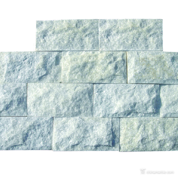 White Quartzite Mushroom Stone Tiles