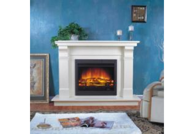 Type of environmentally friendly fireplace at home