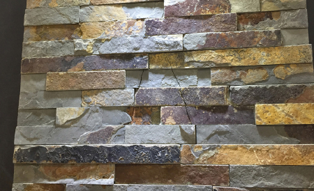 Rust Slate Mini Panel Cultured Stone