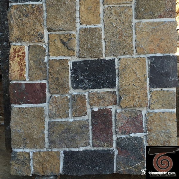 Brown Cooper Random Loose Stacked Stone