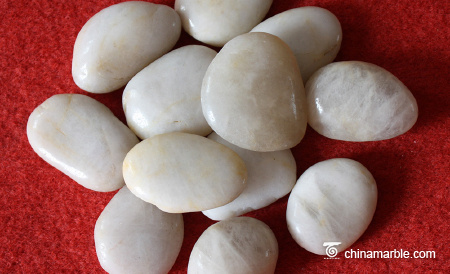 Pure White pebble stone
