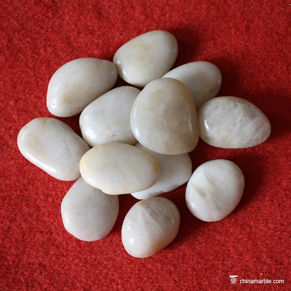 Pure White pebble stone
