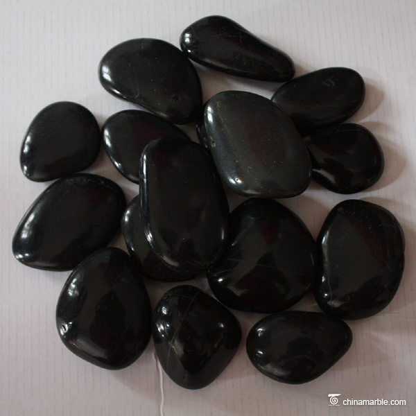 Black pebble stone