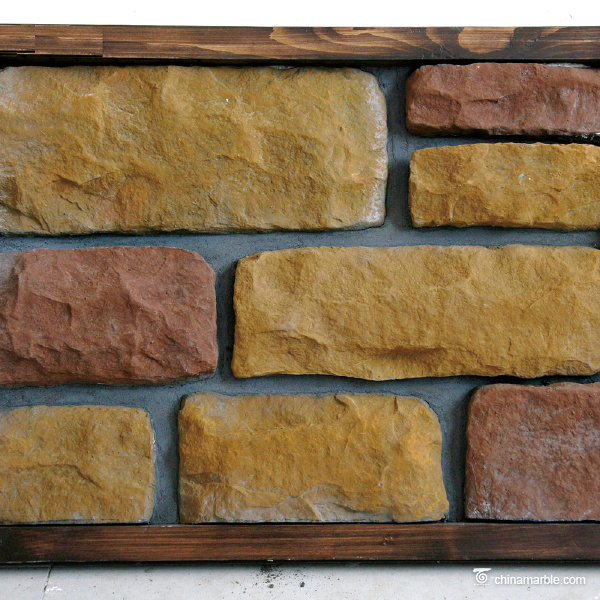 Artificial Stone Red Brick / Wall Stone Panel