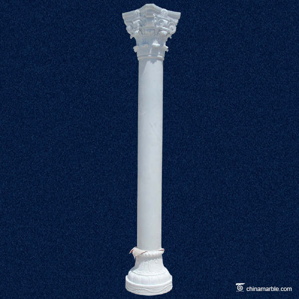 The Corinthian White Marble column