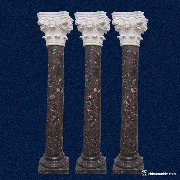 The mixed marble column