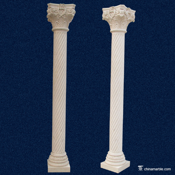 Marble Twisted column