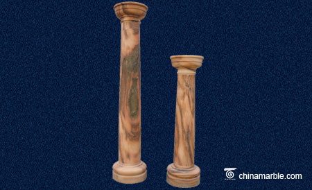 Doric style marble column
