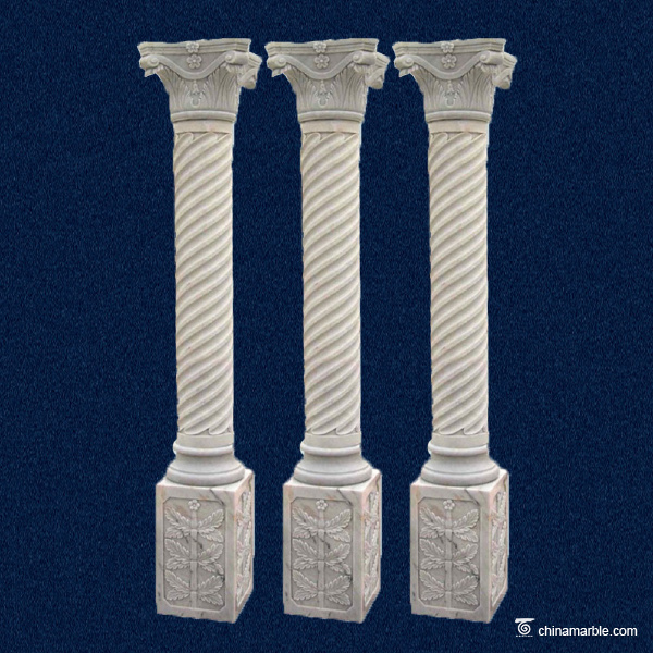 The twisted marble column
