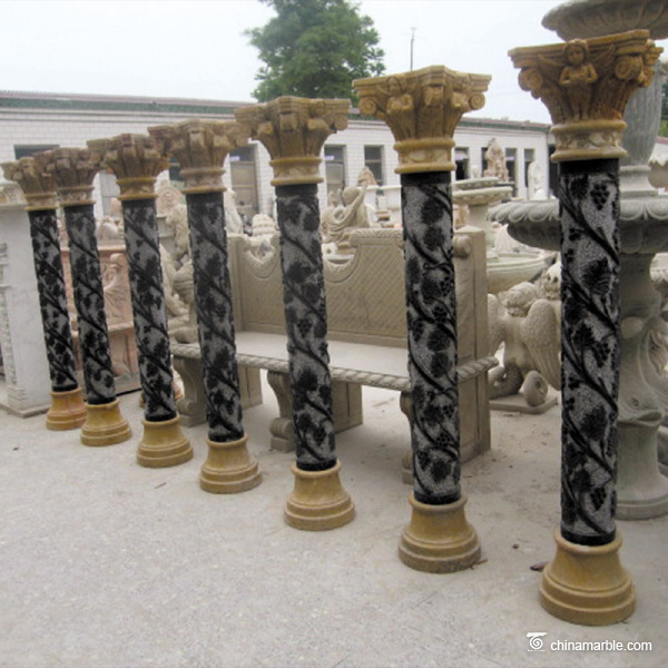The Multicolor marble column
