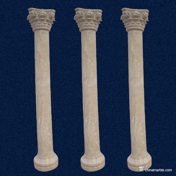 The Corinthian Travertine column