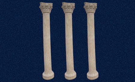 The Corinthian Travertine column