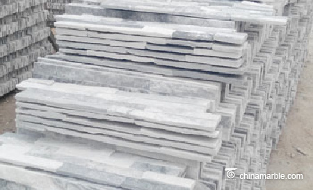 China marble wall stone panel delivered to Fos , France