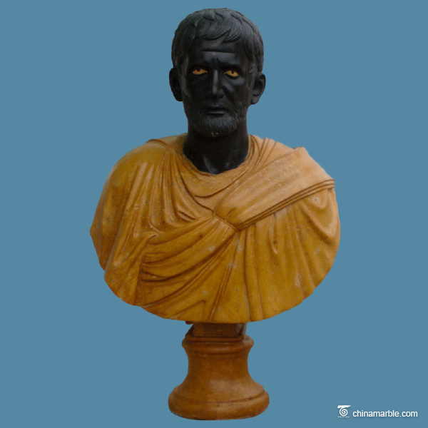Multicolor marble Bust