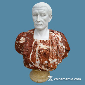 Multicolor Marble Bust