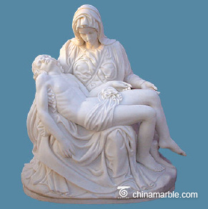Jesus and Mary Sculpture