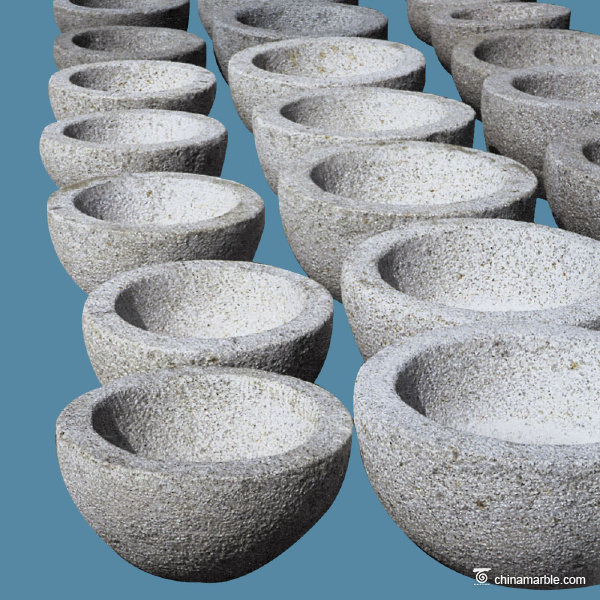 Granite round water bowl