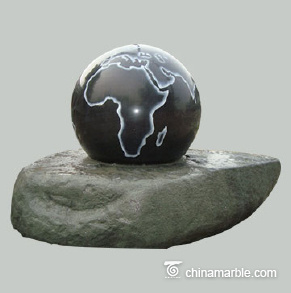 Sphere Ball on Rock