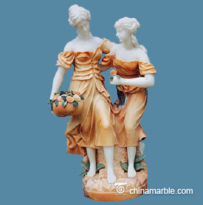 Two Girls Statue
