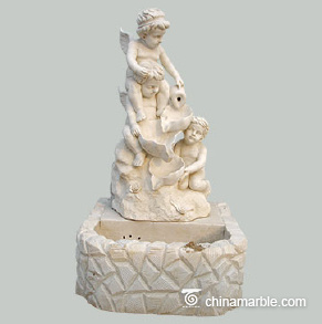 Angels marble wall fountain