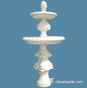 Two layers marble fountain