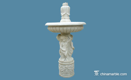 The cherubs marble fountain