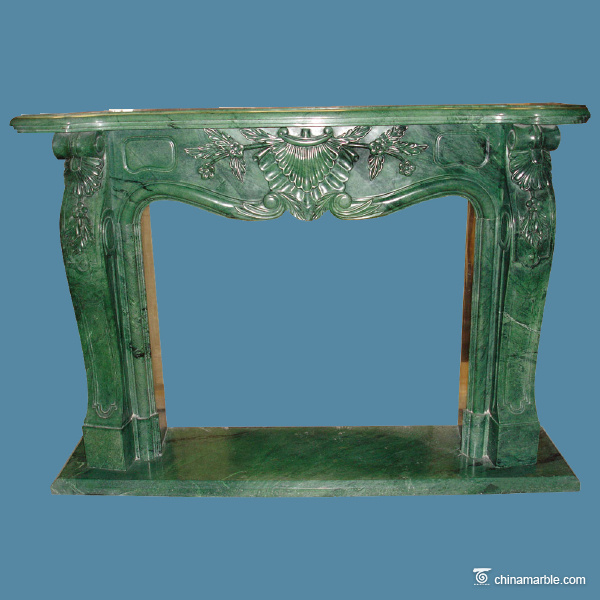 Green Marble fireplace