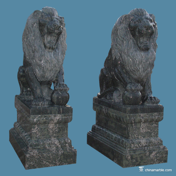 Green Marble Lion