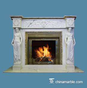 Statues Fireplace