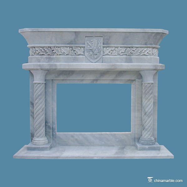 Off White Marble Mantel