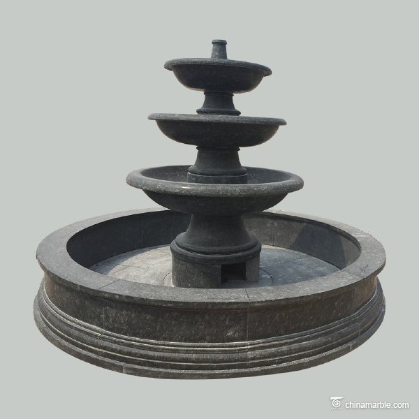 Black Stone fountain