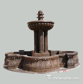 Brown Marble Fountain