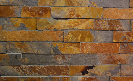 Rust  Slate Stone Wall Rockface Cladding CS-021 A