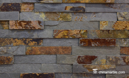 Rust Slate Stone Wall Rockface Cladding CS-021 B