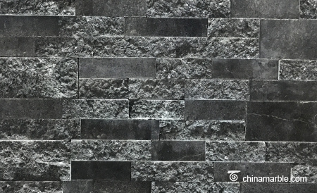 Chinese Black Granite Wall Stone Cladding Ledge Stone