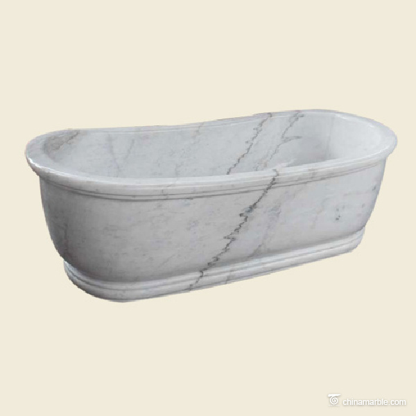 White marble Bath tub