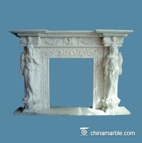 Statues Fireplace