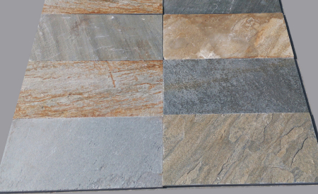 P014 Desert Gold Slate Flooring Tiles
