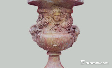 Carved Marble urn