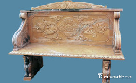 Grand marble bench