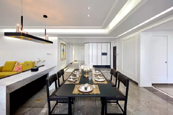 China granite-​The dining-room that the granite decorates