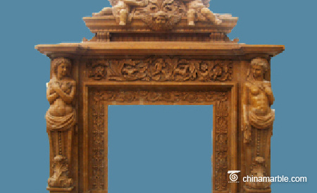 Fireplace with Overmantel