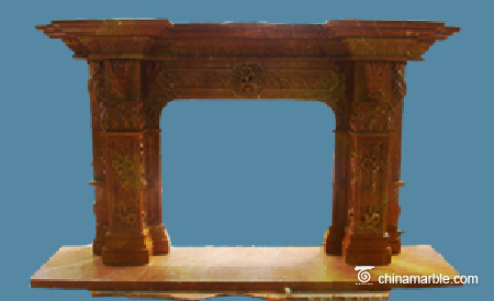 Grand Marble Fireplace