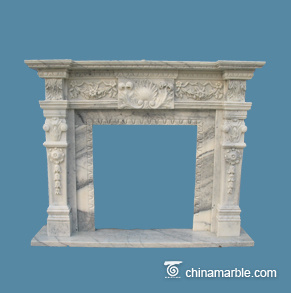 Marble Carving Fireplace